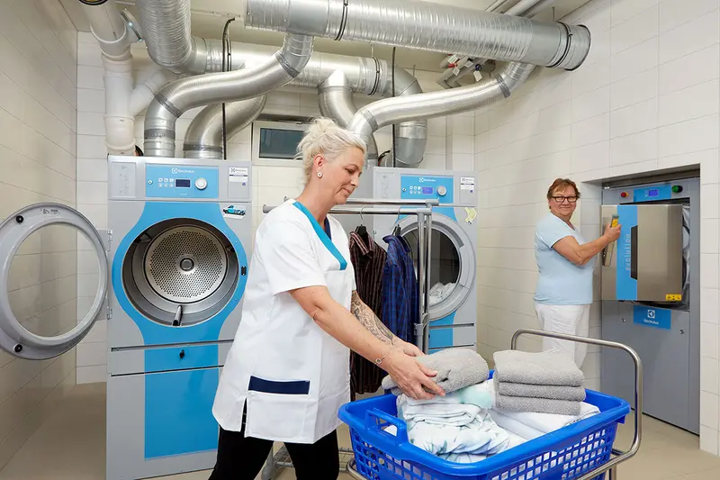 Hauseigene Wäscherei